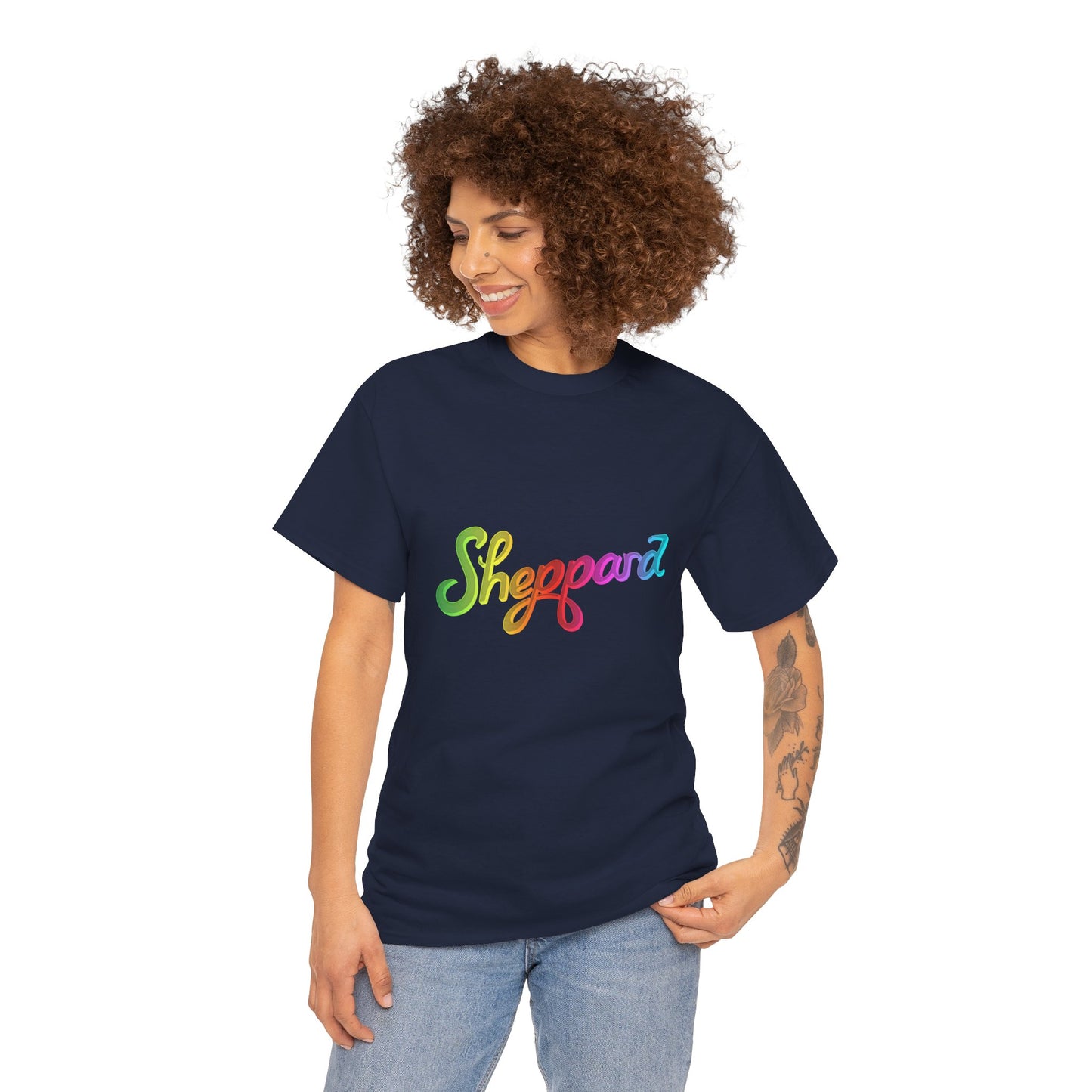 Sheppard Rainbow Logo T-Shirt (Fast Delivery)