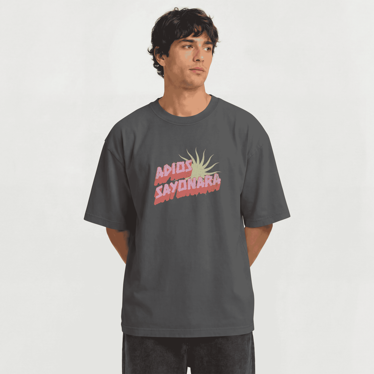 Sayonara T-Shirt in Faded Vintage Black (NEW!)