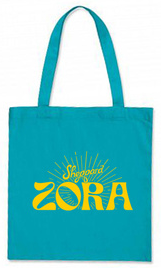 Blue Zora Tour Tote Bag